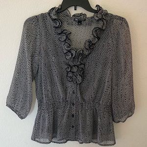 Cinched blouse
